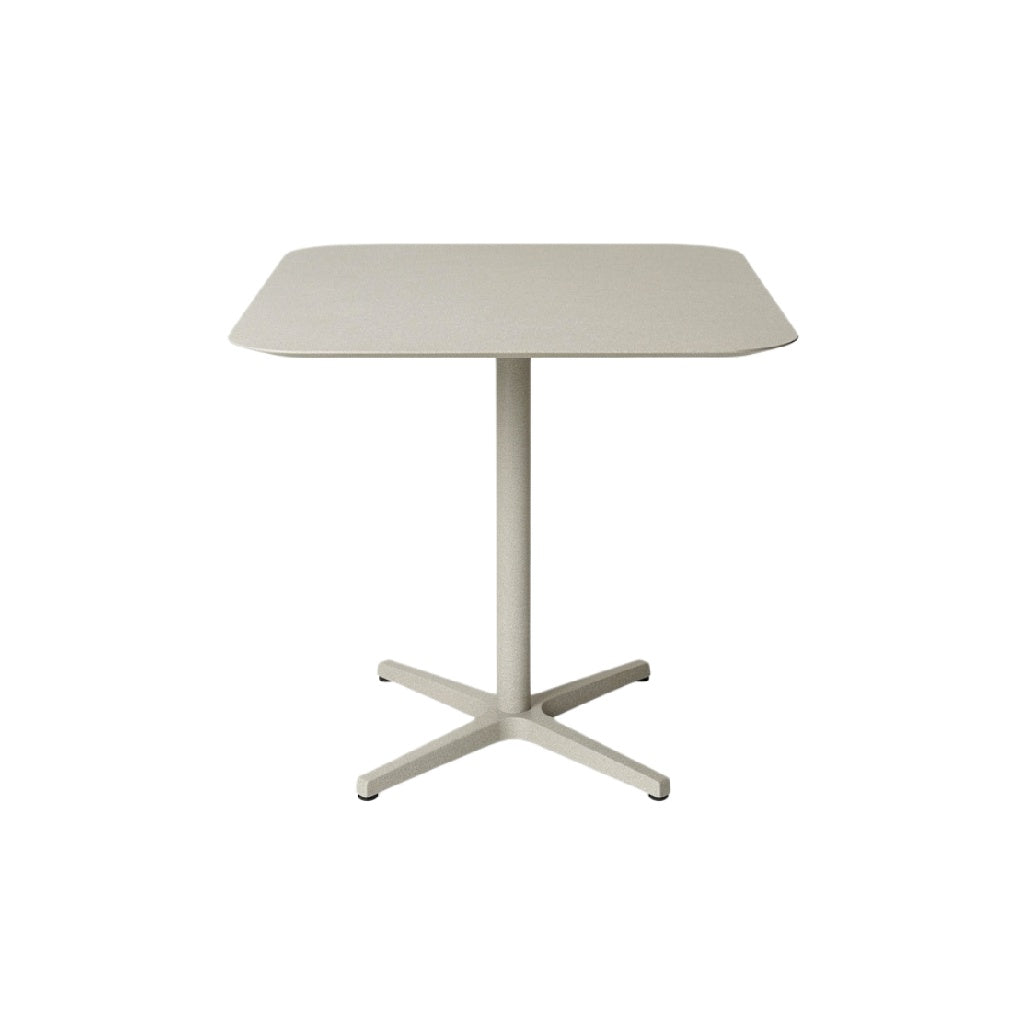 **Stół kwadratowy z metalowym stelażem – nowoczesny design**